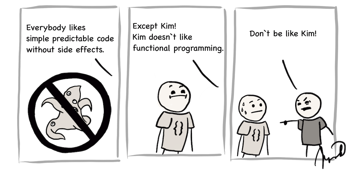 Cartoon about functional programming